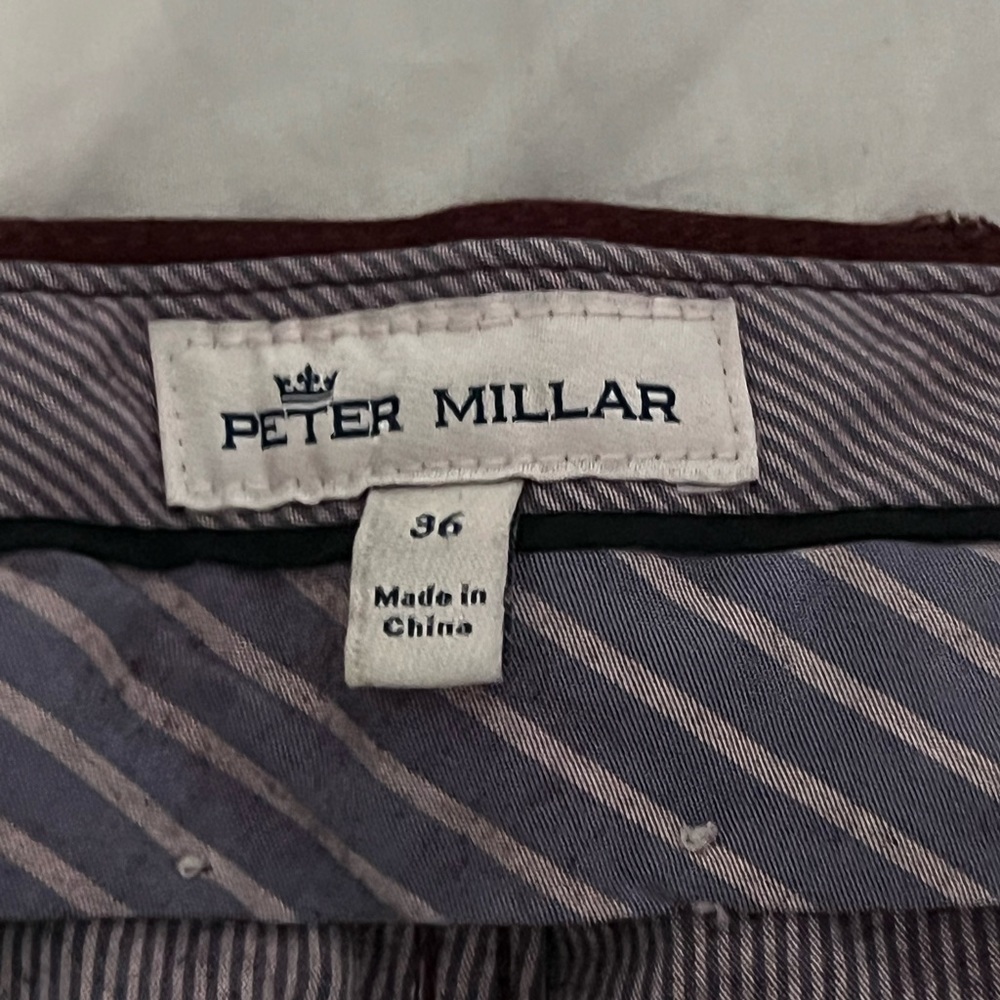 Maroon Peter Millar Pants 36 Men